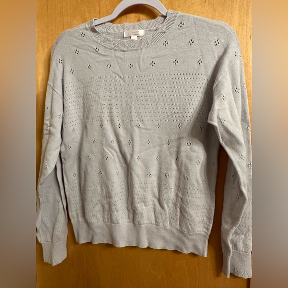 SOLD - Lilac Cutout Dainty Sweater - Picture 2 of 5